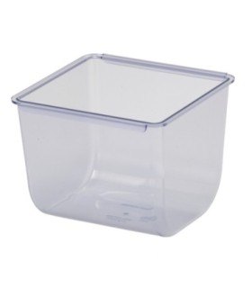 San Jamar Dome & Mini Dome Deep Tray - 2 Qt - 6/pk