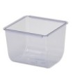San Jamar Dome & Mini Dome Deep Tray - 2 Qt - 6/pk