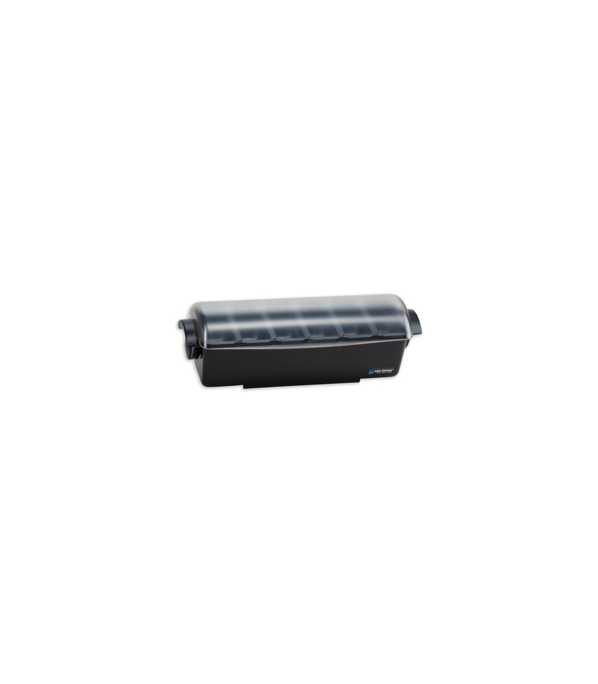 San Jamar Dome Garnish Center-(6)Tray (2) dies/Handles