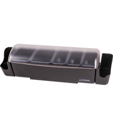 San Jamar Dome Garnish Center -(2)Tray(3)Tray (2)dies/Handles