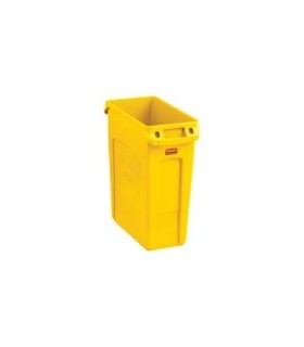 Rubbermaid FG2018371 Final Sale: Slim Jim Vented 16G - Yellow, Price Per EA - FG2018371 -  - [unit price]