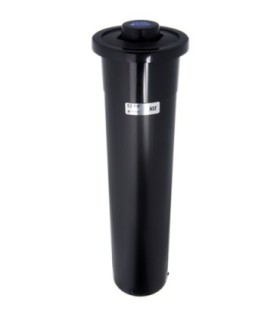 San Jamar One Size Fits All EZ-Fit In-Counter Disp-8-46oz-Black