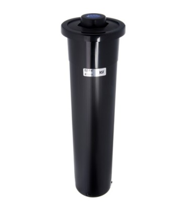 San Jamar One Size Fits All EZ-Fit In-Counter Disp-8-46oz-Black