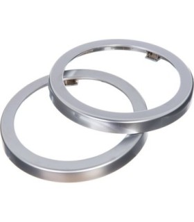 San Jamar In-Counter Cup-EZ-Fit Chrome Finish Rings For C2410C