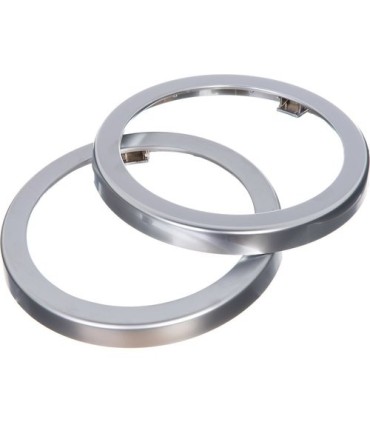 San Jamar In-Counter Cup-EZ-Fit Chrome Finish Rings For C2410C