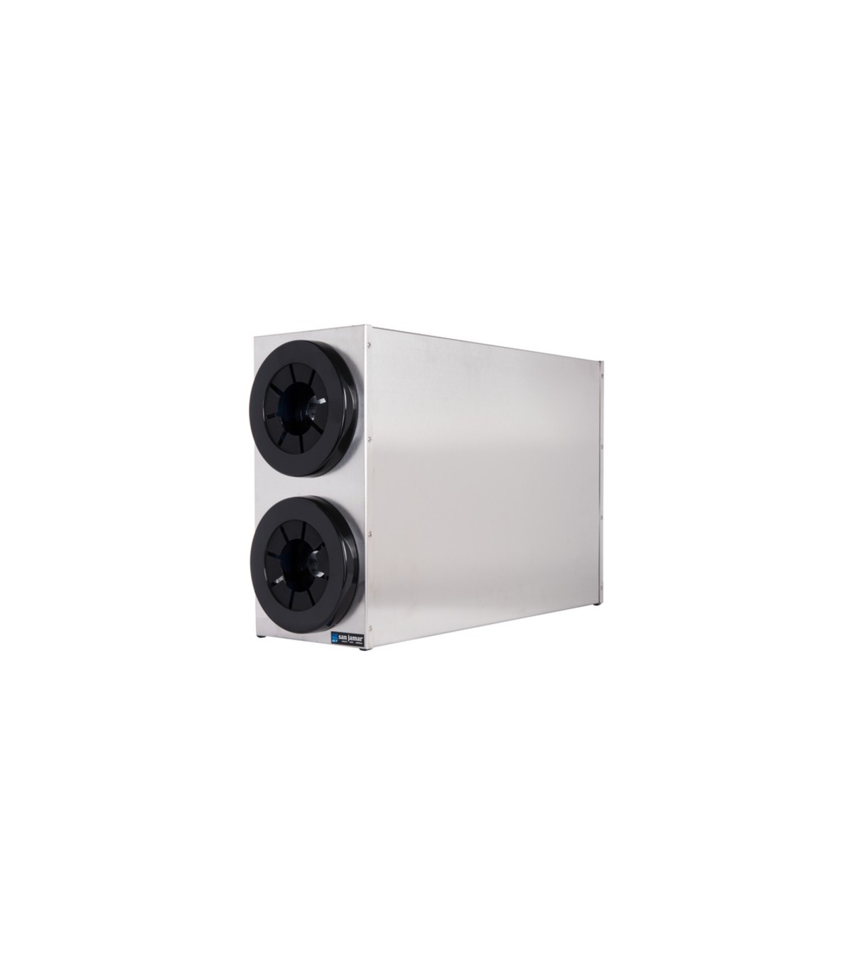 San Jamar Cup/Lid System-Sentry Center-SS Steel-(2)C5450C