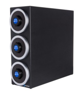 San Jamar Cup/Lid System-EZ-Fit Disp -(3)C2410C w/Metal Ring