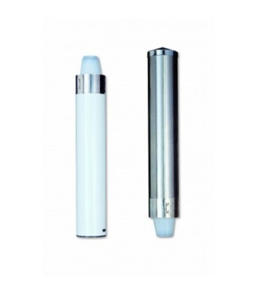San Jamar OBS: Adjustable Pull Cup Dispenser 1 3/4-4 1/2oz-SS Steel