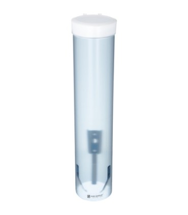 San Jamar Medium Pull-Type Disp-Cone/Flat 4-10oz-Frost Blue