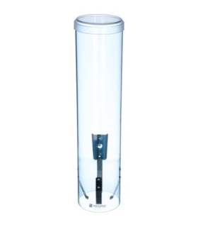 San Jamar Large Pull-Type Disp-Cone 4 1/2-7oz/Flat 6-12oz - Blue