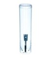 San Jamar Large Pull-Type Disp-Cone 4 1/2-7oz/Flat 6-12oz - Blue