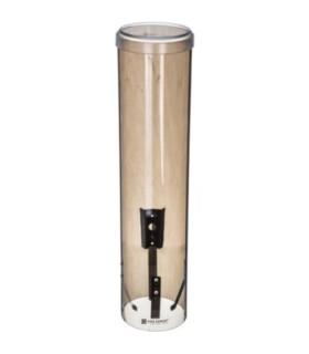 San Jamar Lrg Pull-Type Water Cup Disp -Cone 4.5/7oz Flat - Brz