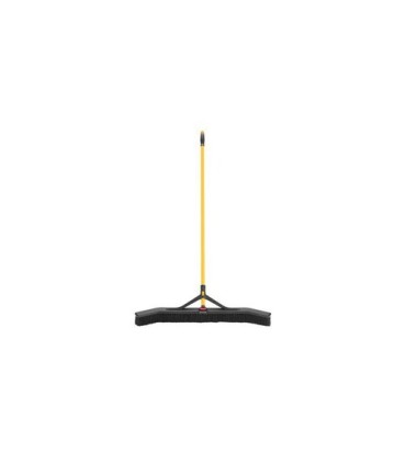 Rubbermaid FG2018728 SOP: Maximizer PTC Broom 36" Multi-Purpose Bristle - Black, Price Per EA - FG2018728 -  - [unit price]