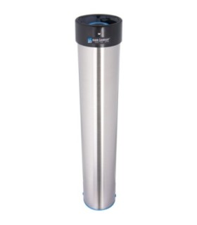 San Jamar SS Steel-Surface (Elevator)Cup Disp.-12-24oz-Vertical