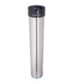 San Jamar SS Steel-Surface (Elevator)Cup Disp.-12-24oz-Vertical