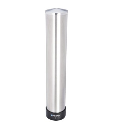 San Jamar SS Steel-Pull-Type Bev Cup Disp. - 12-24oz