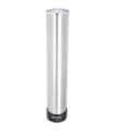 San Jamar SS Steel-Pull-Type Bev Cup Disp. - 12-24oz