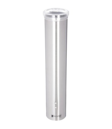 San Jamar Small Pull-Type Disp-Cone 3-4.5oz/Flat 3-5oz-SS Steel
