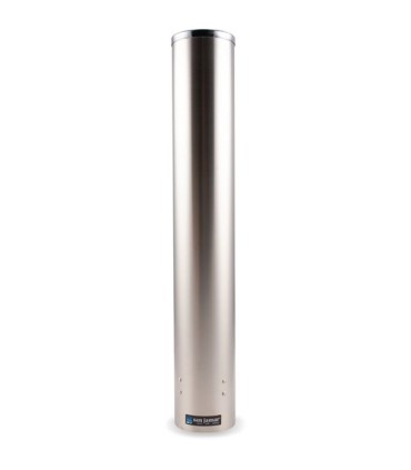San Jamar Pull-Type Foam Bev Cup Dispenser - 4-10oz - SS Steel