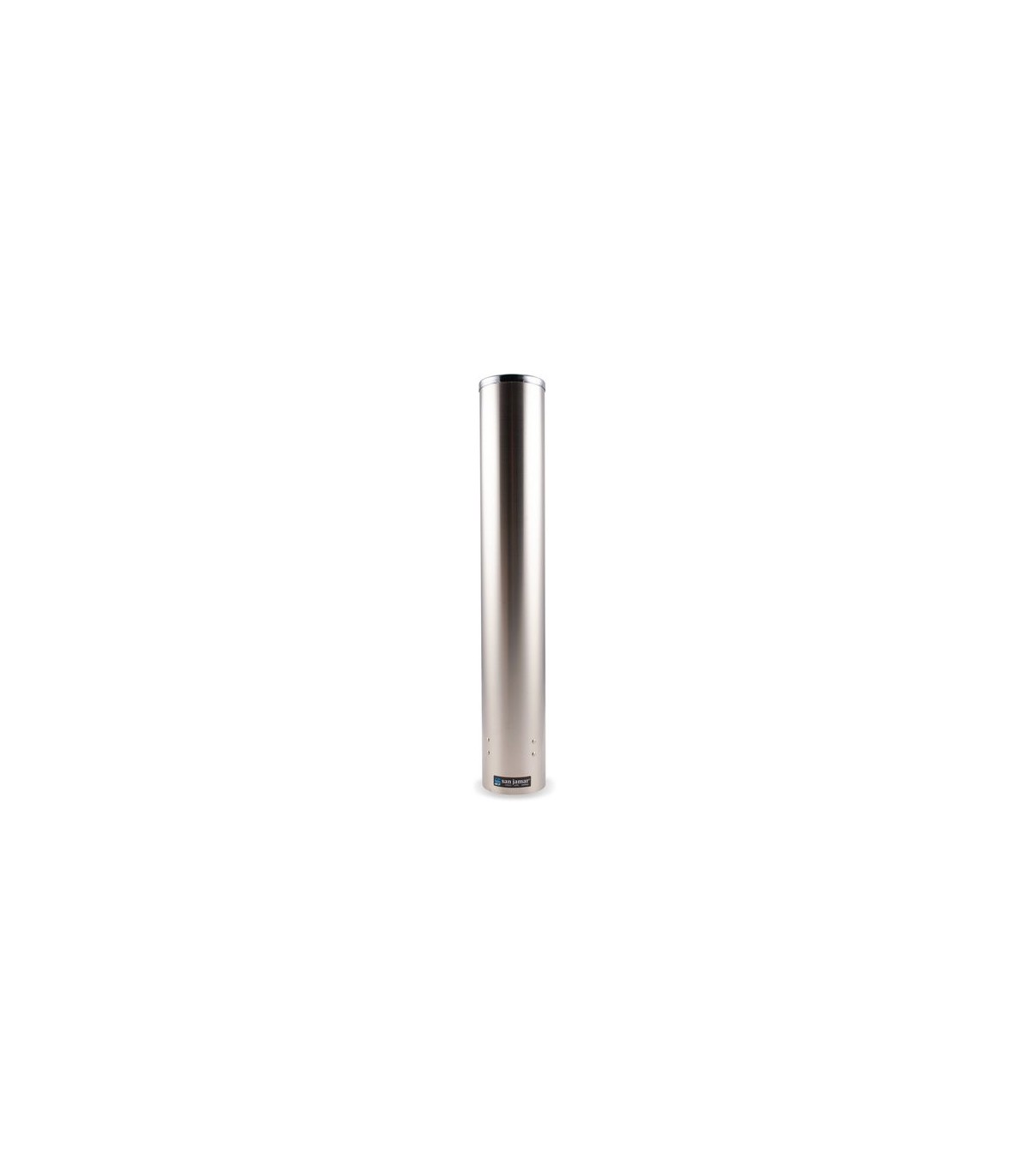San Jamar Pull-Type Foam Bev Cup Dispenser - 4-10oz - SS Steel