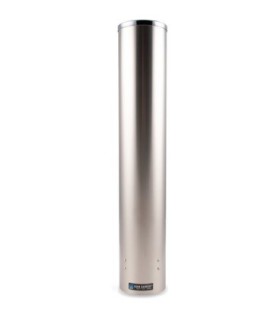 San Jamar Pull-Type Foam Bev Cup Dispenser -12-24oz - SS Steel