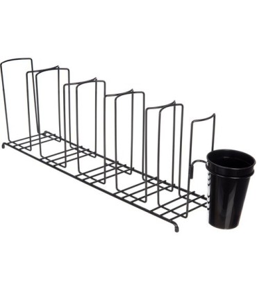 San Jamar Cup/Lid Wire Organizer w/dy-3 Stack