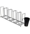 San Jamar Cup/Lid Wire Organizer w/dy-3 Stack