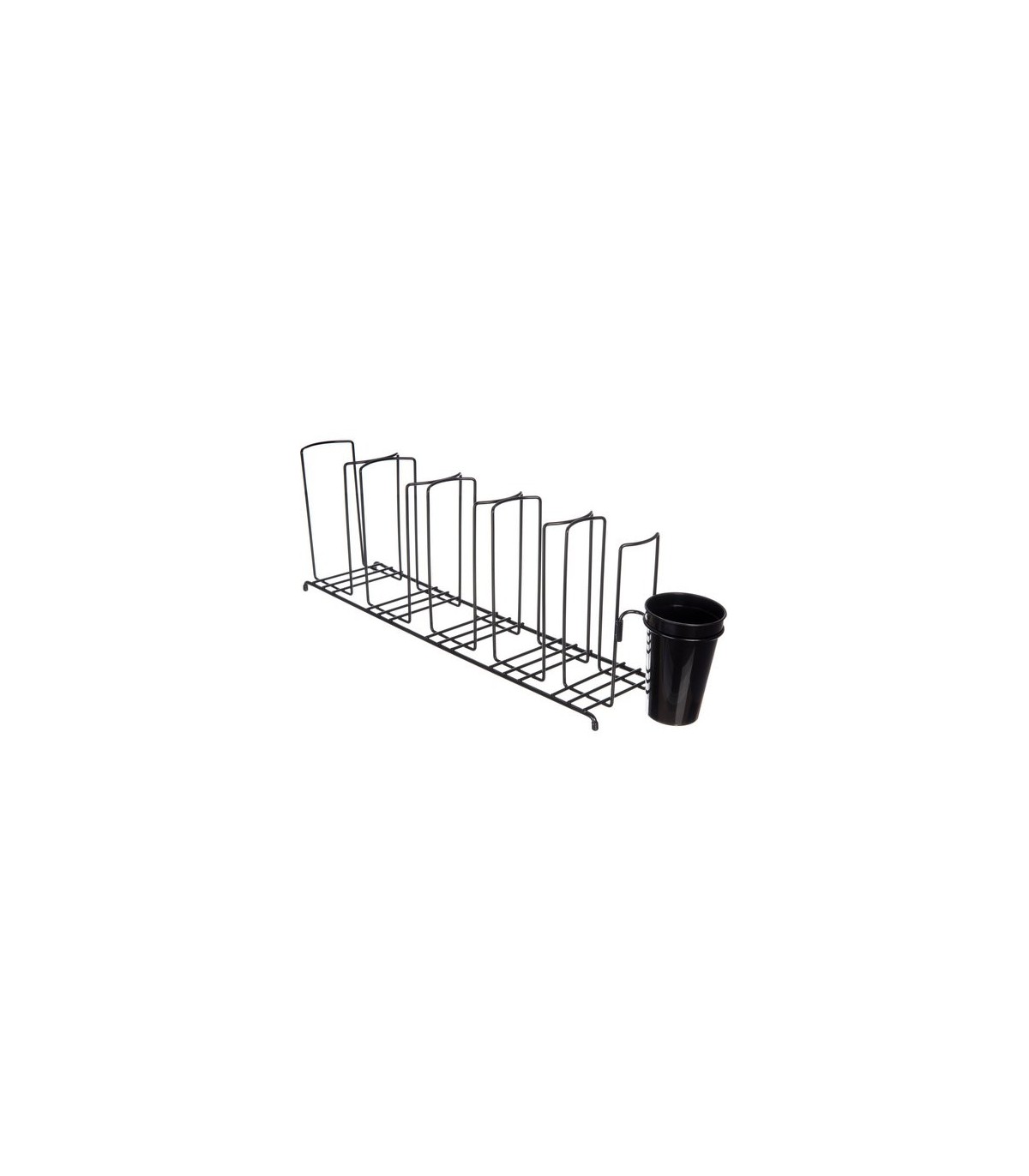 San Jamar Cup/Lid Wire Organizer w/dy-3 Stack