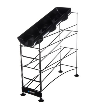 San Jamar Wireworks 3 Tier Cup Dispenser w/Lid Tray/Side Panels
