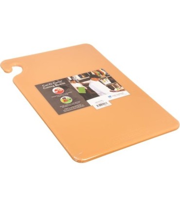 San Jamar Cut-N-Carry Color Cutting Board - Brown