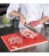 San Jamar Cut-N-Carry Color Cutting Board - Red