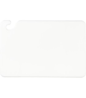 San Jamar Cut-N-Carry Cutting Board - White