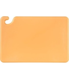San Jamar Standard-Cut-N-Carry Color Cutting Board - Brown