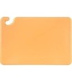 San Jamar Standard-Cut-N-Carry Color Cutting Board - Brown