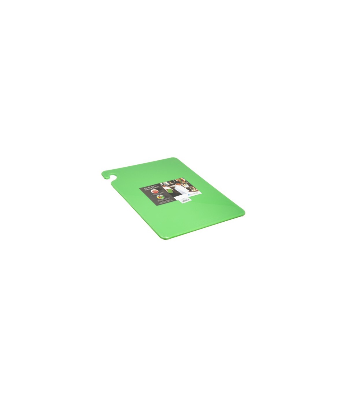 San Jamar Cut-N-Carry Color Cutting Board - Green