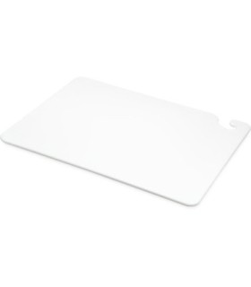 San Jamar Cut-N-Carry Cutting Board - White
