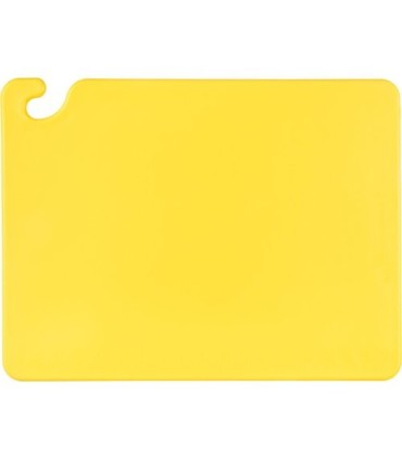 San Jamar Cut-N-Carry Color Cutting Board - Yellow