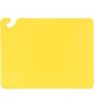 San Jamar Cut-N-Carry Color Cutting Board - Yellow