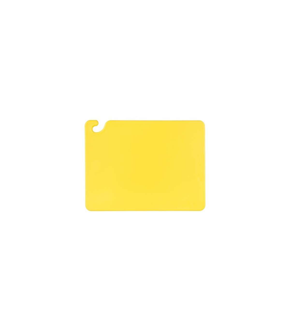 San Jamar Cut-N-Carry Color Cutting Board - Yellow