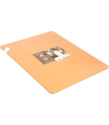 San Jamar Cut-N-Carry Color Cutting Board - Brown