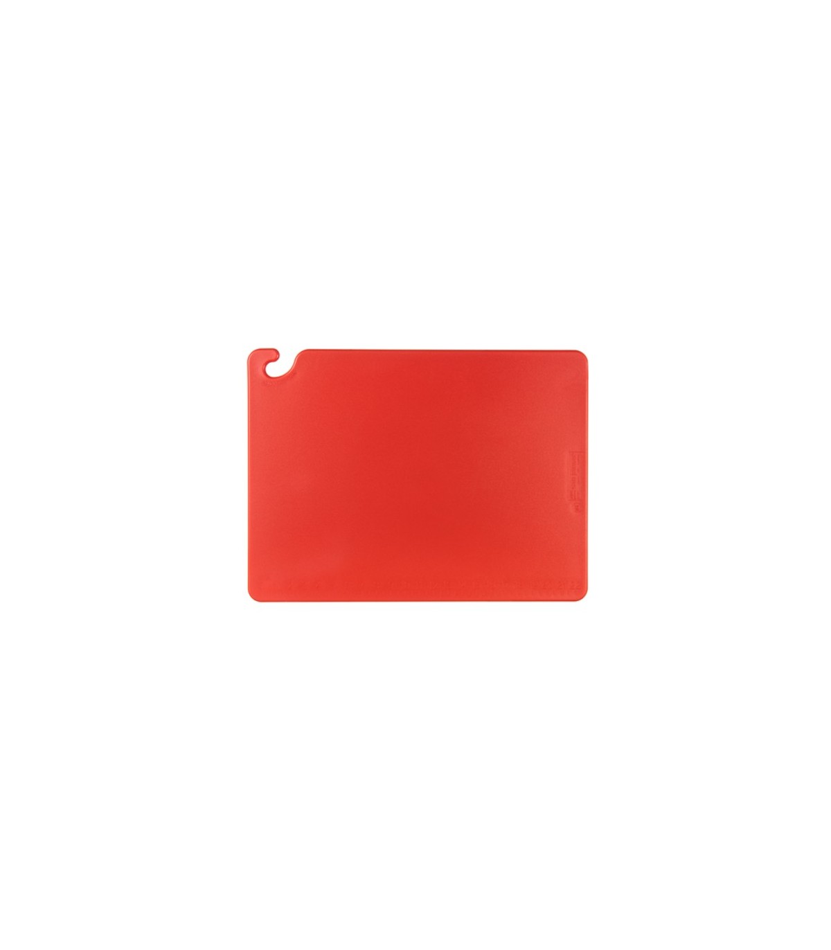 San Jamar Cut-N-Carry Color Cutting Board - Red