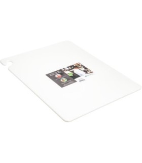 San Jamar Cut-N-Carry Cutting Board - White