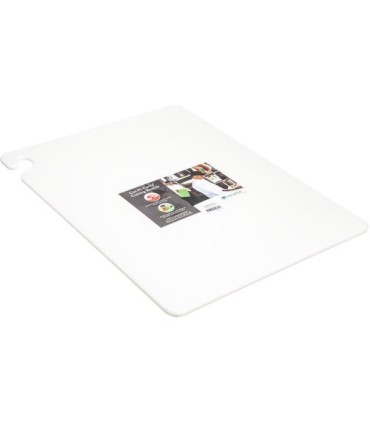 San Jamar Cut-N-Carry Cutting Board - White