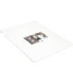 San Jamar Cut-N-Carry Cutting Board - White