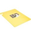 San Jamar Cut-N-Carry Color Cutting Board - Yellow