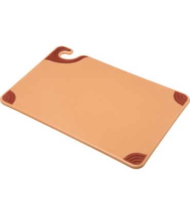 San Jamar Cutting Boards - Saf-T-Grip - Brown