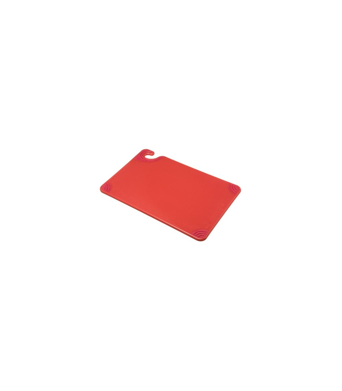 San Jamar Cutting Boards - Saf-T-Grip - Red