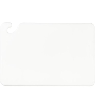 San Jamar Cutting Boards - Saf-T-Grip - White
