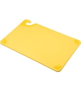San Jamar Cutting Boards - Saf-T-Grip - Yellow