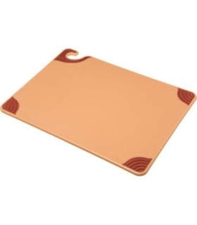 San Jamar Cutting Boards - Saf-T-Grip - Brown